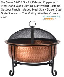 Fire Sense Palermo Fire Pit Fire Sense Palermo Fire Pit